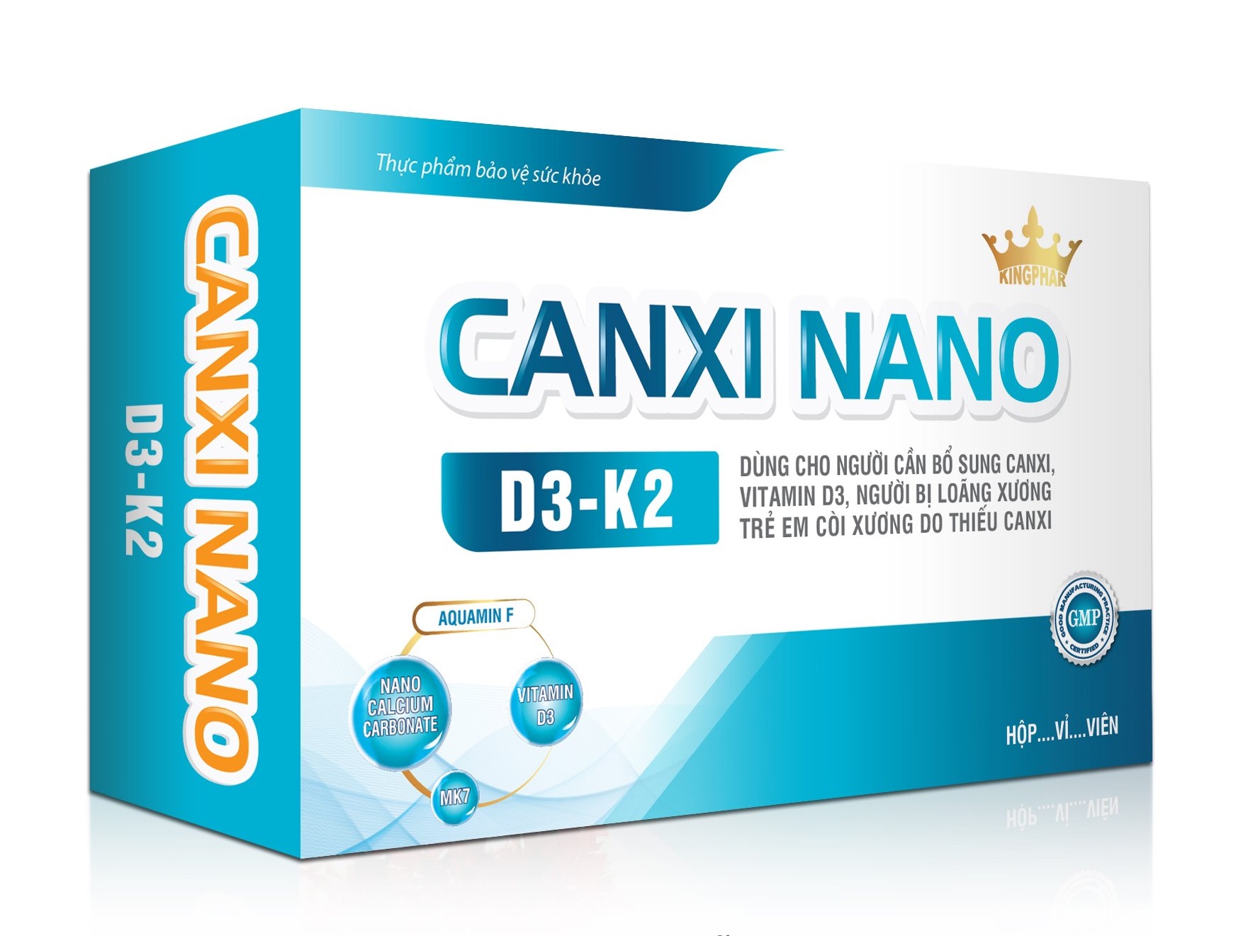 Thực phẩm bảo vệ sức khoẻ: CANXI NANO - D3 - K2